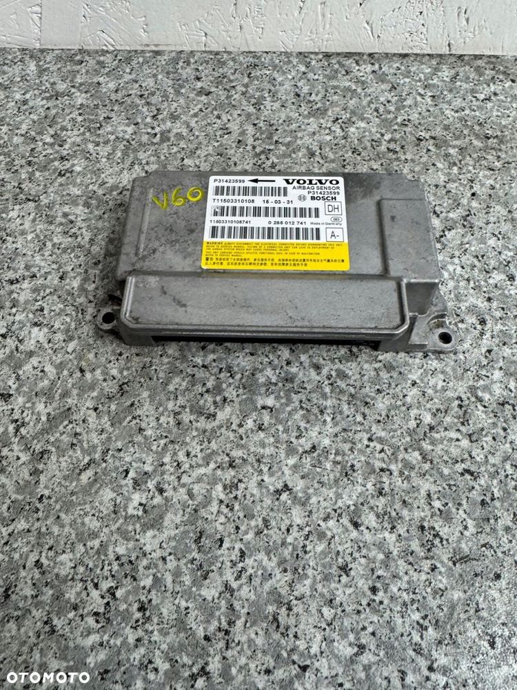 moduł airbag volvo s60 ii v60 i 2011-2018 31423599 - 3