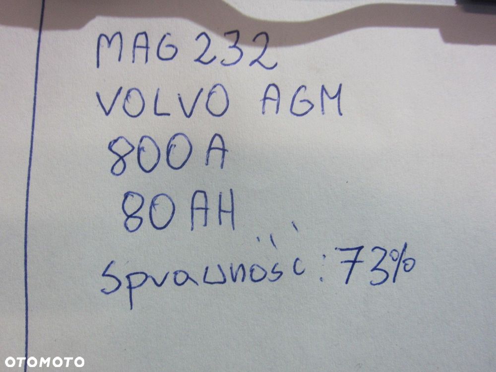 VOLVO XC60 XC40 XC90 S60 S90 START STOP AGM AKUMULATOR 80AH 800A 31419211 - 5