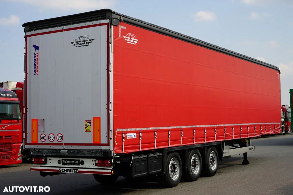 Schmitz Cargobull CORTINĂ / VARIOS / 385/55 R22.5 / PUNȚĂ CULISANTĂ / ACOPERIȘ CULISANT / SAF - 8