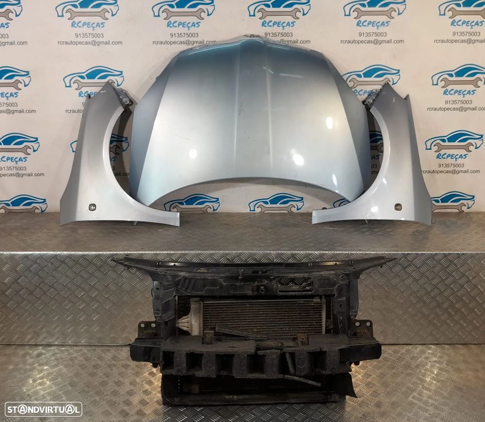 FRENTE COMPLETA SKODA FABIA II 2 MK2 542 CAPOT PARACHOQUES GUARDA-LAMAS OTICAS RADIADOR VENTILADOR FRENTE FIBRA REFORÇO - 18