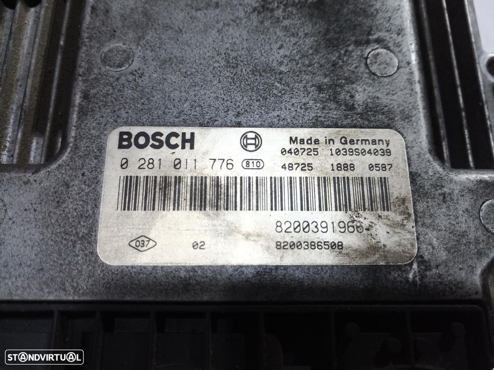 CENTRALINA MOTOR UCE RENAULT GRAND SCÉNIC II 2003 -0281011776 - 3