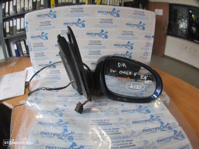 Espelho Esp4132 VW GOLF 5 1K 2004 1.9TDI 90CV 5P AZUL DRT ELETRICO 6 PINOS / 7 FIOS - 1