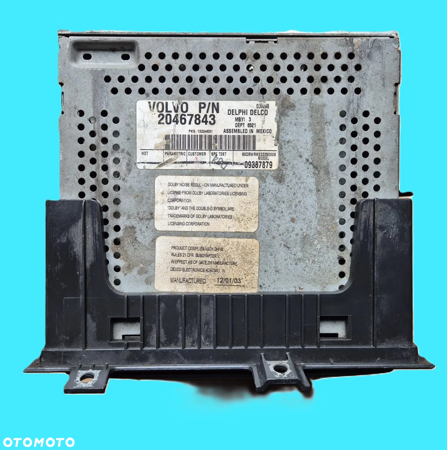 Radio Delphi Delco 20467843 09387879 Volvo P/N - 2