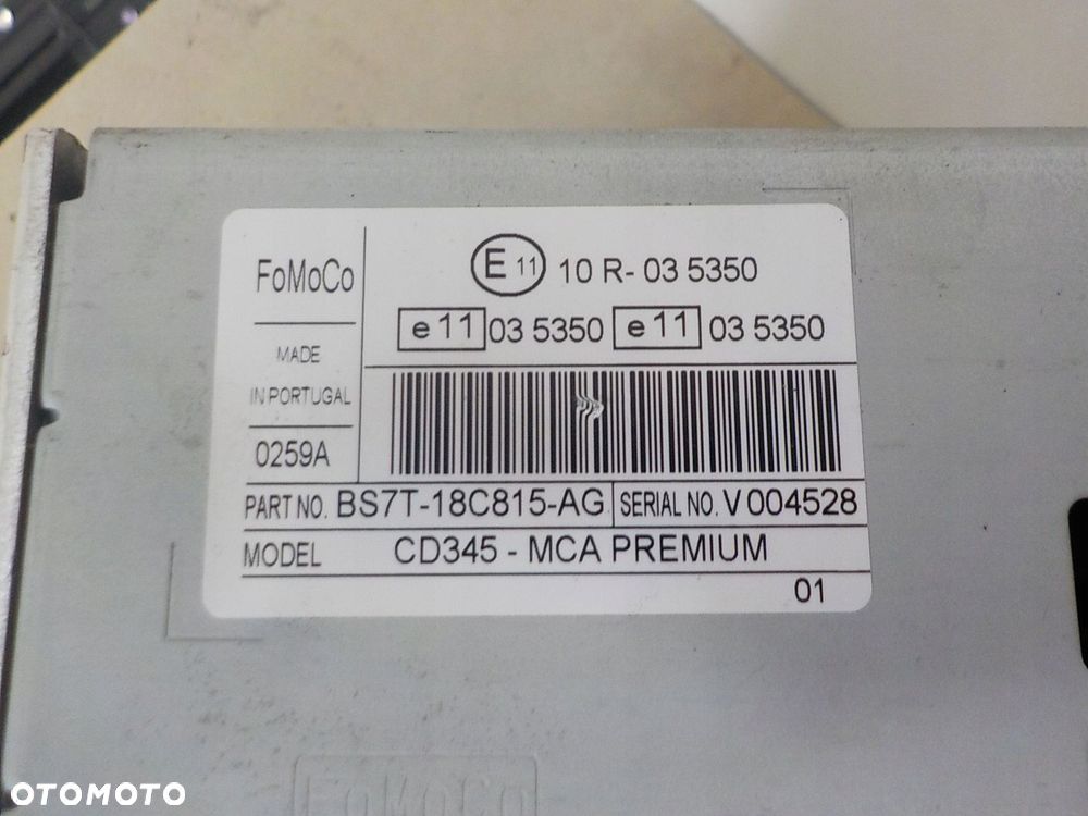 FORD FOCUS II MK2 LIFT RADIO FABRYCZNE KOD - 2