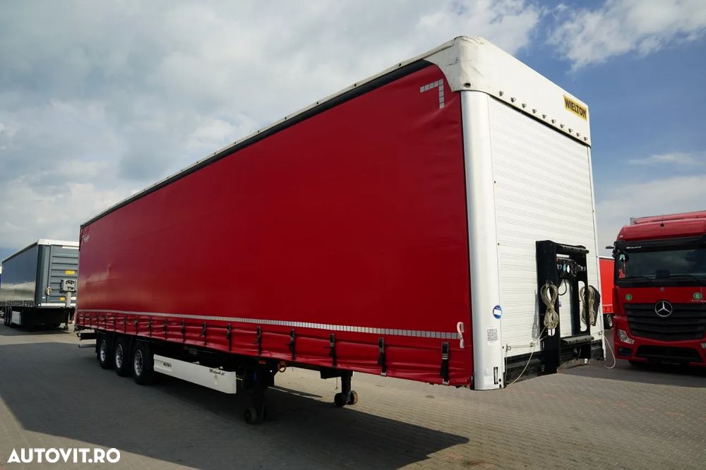 Wielton CORTINĂ WIELTON / MEGA / ACOPERIȘ CULISANT / SISTEM BDE - STALPINI CULISANTI / SAF - 7