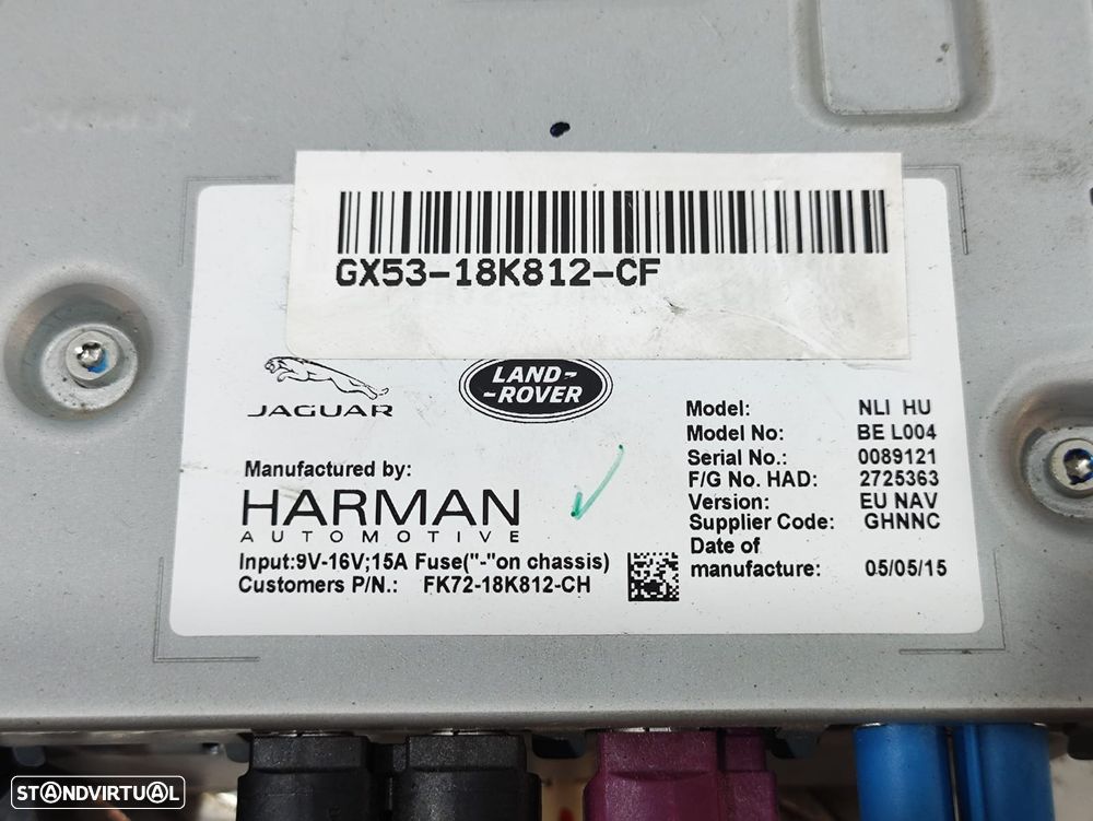 Radio Original Jaguar XE X760 - 7