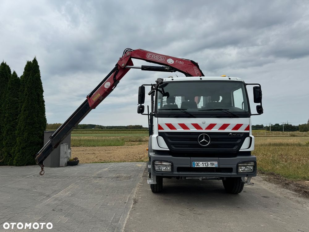 Mercedes-Benz MERCEDES AXOR 1829 / 4X2 / WYWROTKA + HDS FASSI F130 RADIO - 10