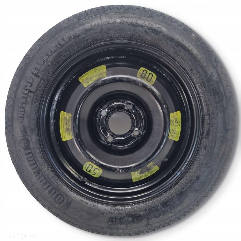 KOŁO DOJAZDOWE Peugeot 3008 5008 dojazdówka 135/90 R16 4x108 Citroen C4 II - 1