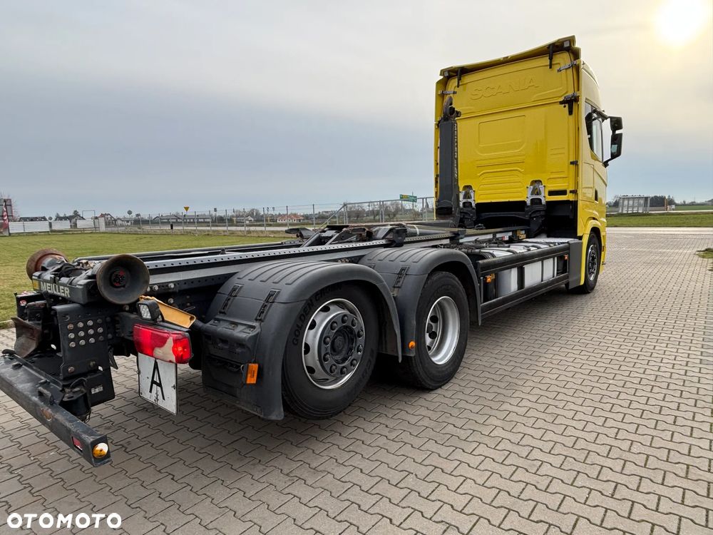 Scania S450 6x2  Meiller RS 21.70 hakowiec , bezwypadkowa , serwis w Scania, (nie HIAB, PALFINGER, VDL, HYVA,) Nowy model NG , model Scania S - 7