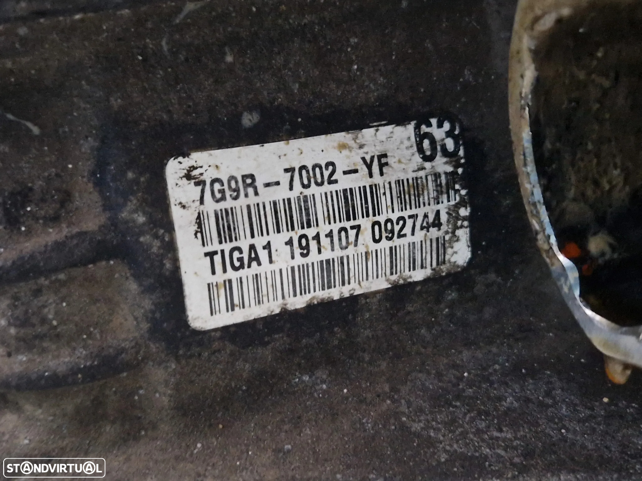 Caixa de 6 velocidades manual 7G9R-7002-YF FORD MONDEO IV 2.0 TDCI 140CV 7G9R - 5