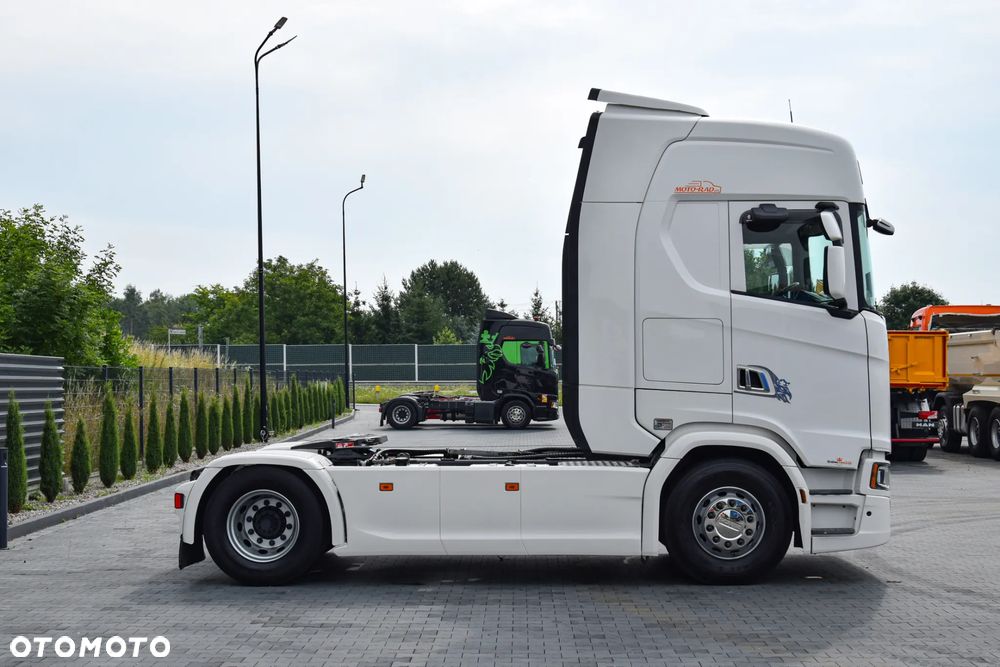 Scania 500S / FULL AIRMATIC / HYDRAULIKA / RETARDER / KLIMATYZACJA POSTOJOWA / ACC / KLIMA / 2 ZBIORNIKI PALIWA / FULL LEDY / FULL SPOILERY / SERWISOWANA / SPROWADZONA - 4