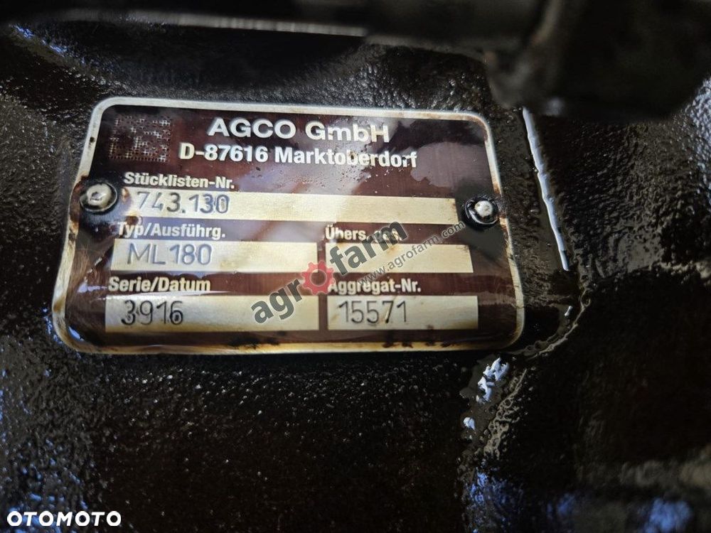 Skrzynia biegów Vario ML180, Massey Ferguson 6614 - 3