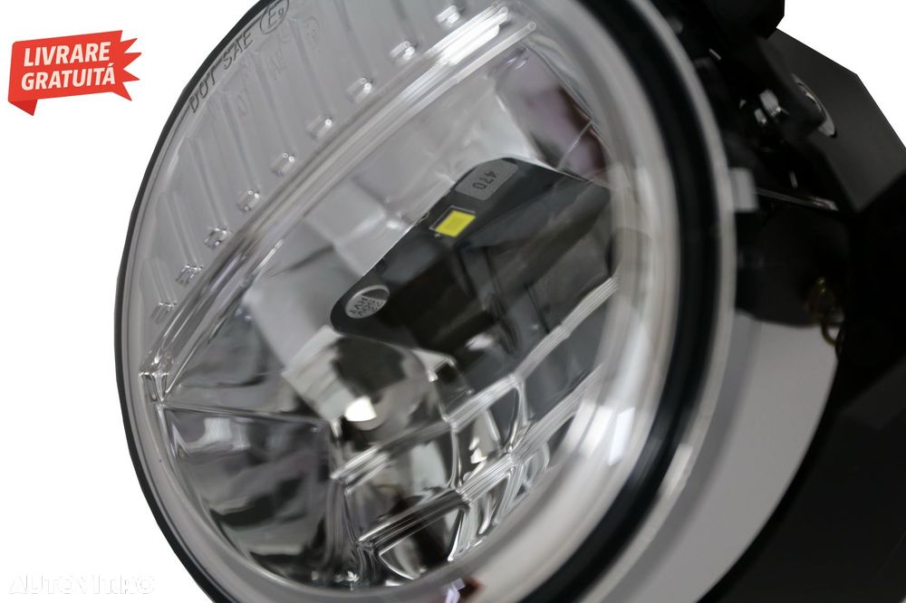 Proiectoare Ceata Full LED Dublu Proiector Jeep Wrangler JK TJ JL (1996-2018) 4 In- livrare gratuita - 2