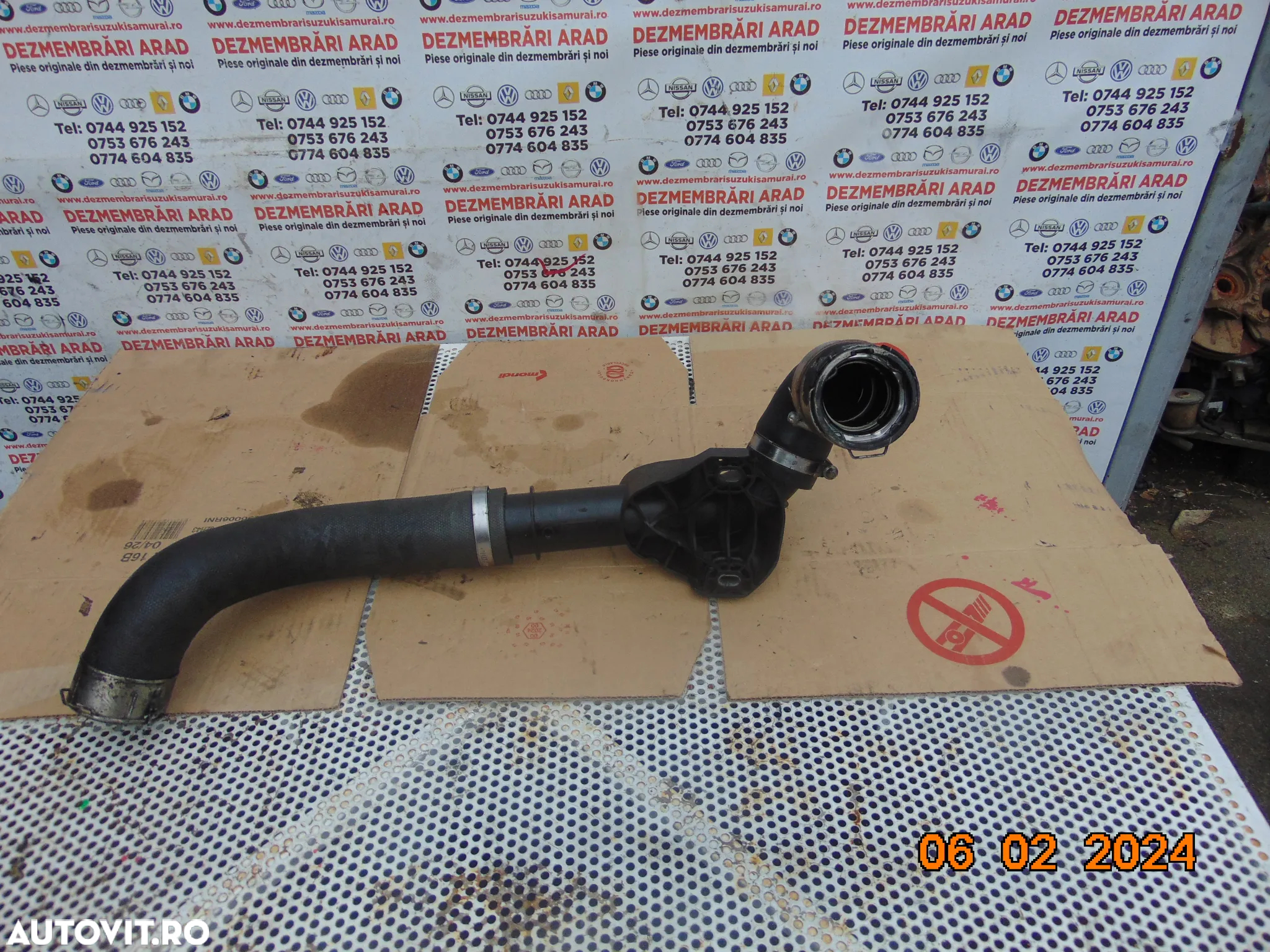 Conducta intercooler Renault master 2.3 opel movano nissan nv400 furtun intercooler cod 1124095 144688199r - 8