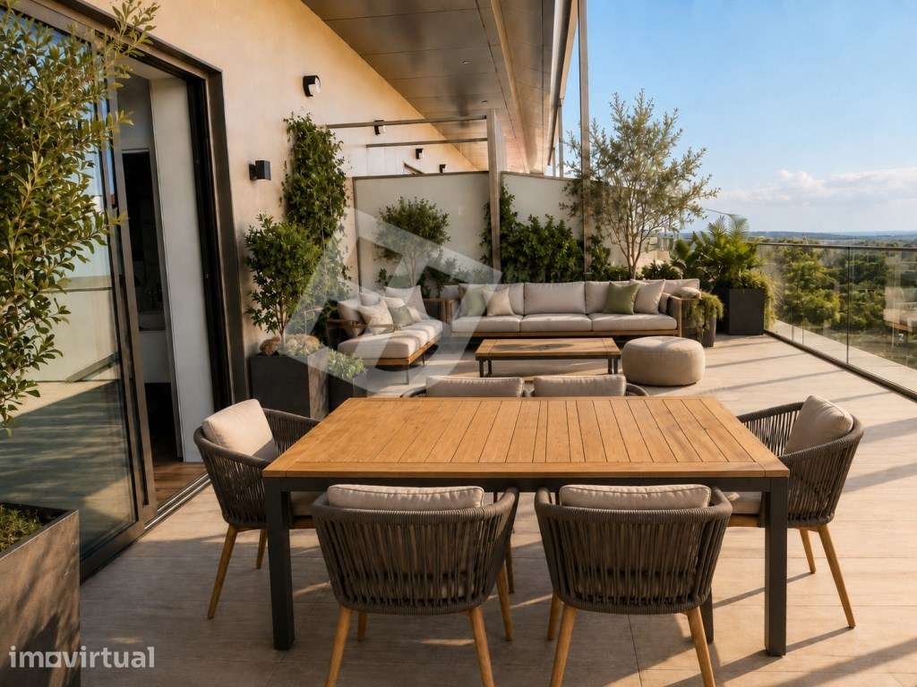 Apartamento T3+1 Duplex na Praia da Barra | Vista Mar, Terraço Excl... - Grande imagem: 3/12