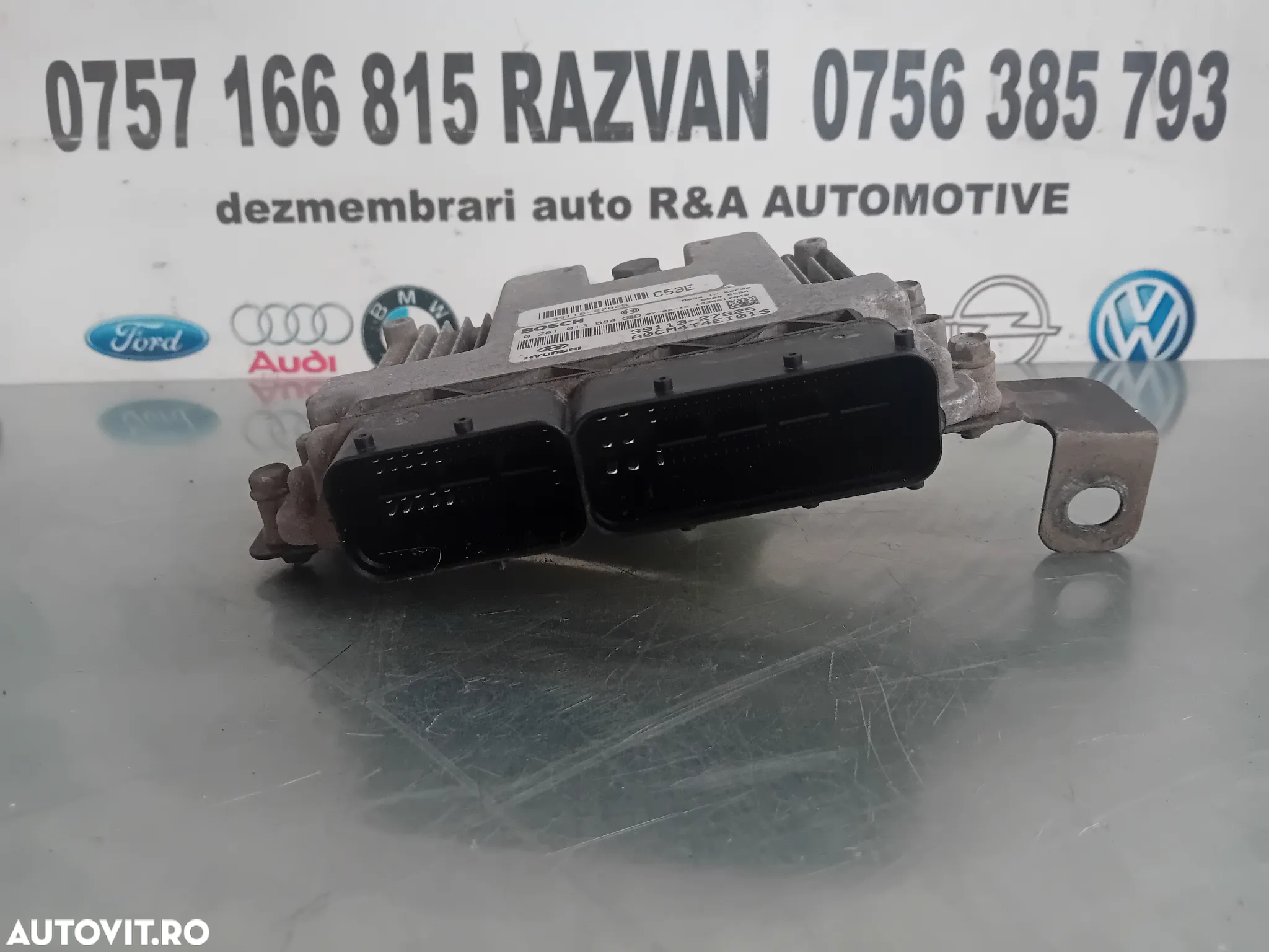 Calculator Motor ECU Hyundai Santa Fe 2 II 2.2 Crdi Automat Cod 39113-27825 - 2