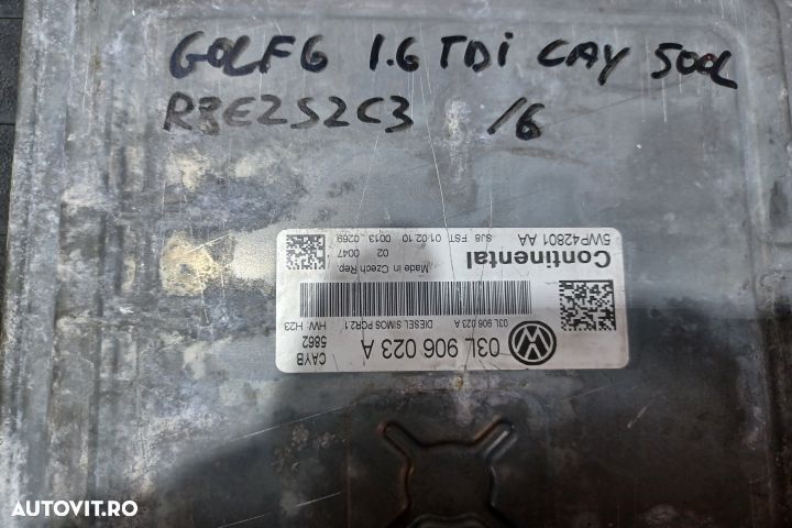Calculator motor ECU 03L906023A 5WP42801AA - 1.6 CAYB 03L906023A 5WP4 - 3