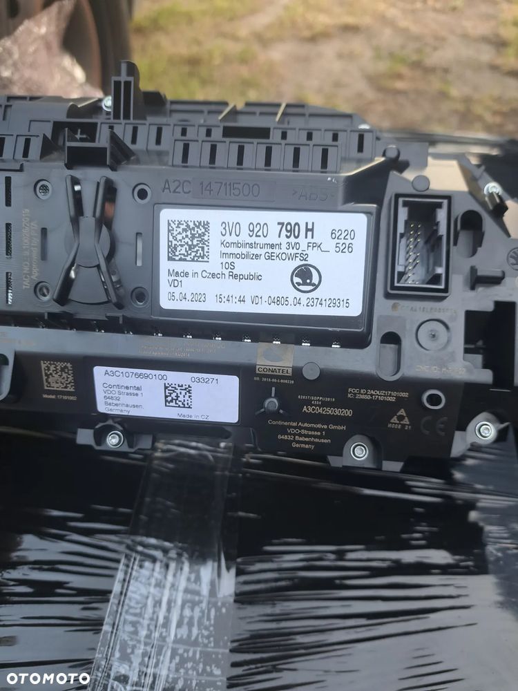 Licznik Zegary Škoda Superb III Virtual Cockpit 3V0920790H - 7