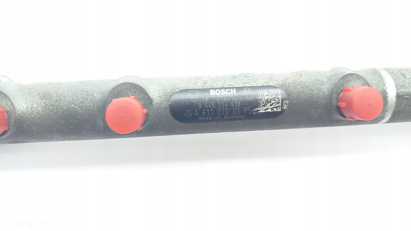 LISTWA WTRYSKOWA COMMON RAIL, ZAWÓR I CZUJNIK, MERCEDES 2.2 CDI 0445214038 - 2
