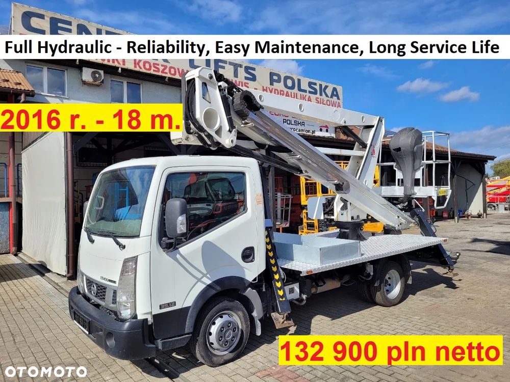 Nissan Cabstar NT400 podnośnik koszowy 25 m 24 m 22 m 21 m 20 m 18 m 17 m - 8