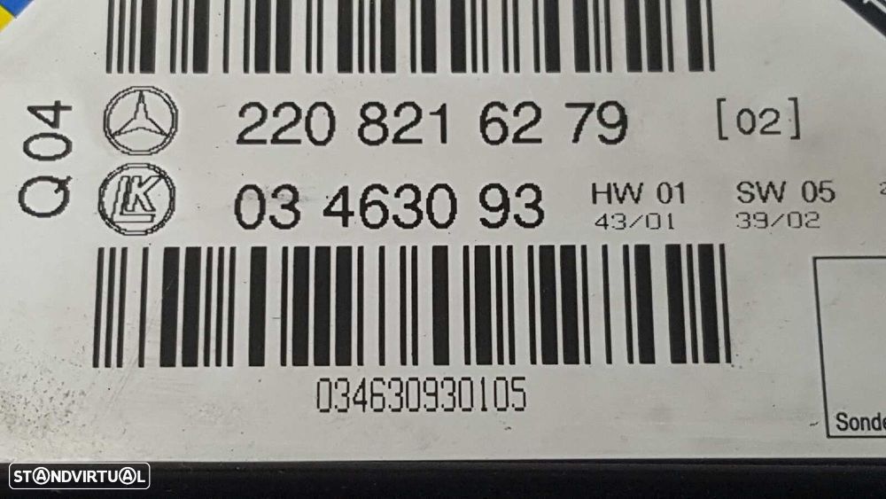 CENTRALINA/BOMBA FECHO CENTRAL MERCEDES CLASE S (W220) BERLINA 320 CDI (220.025) - 2