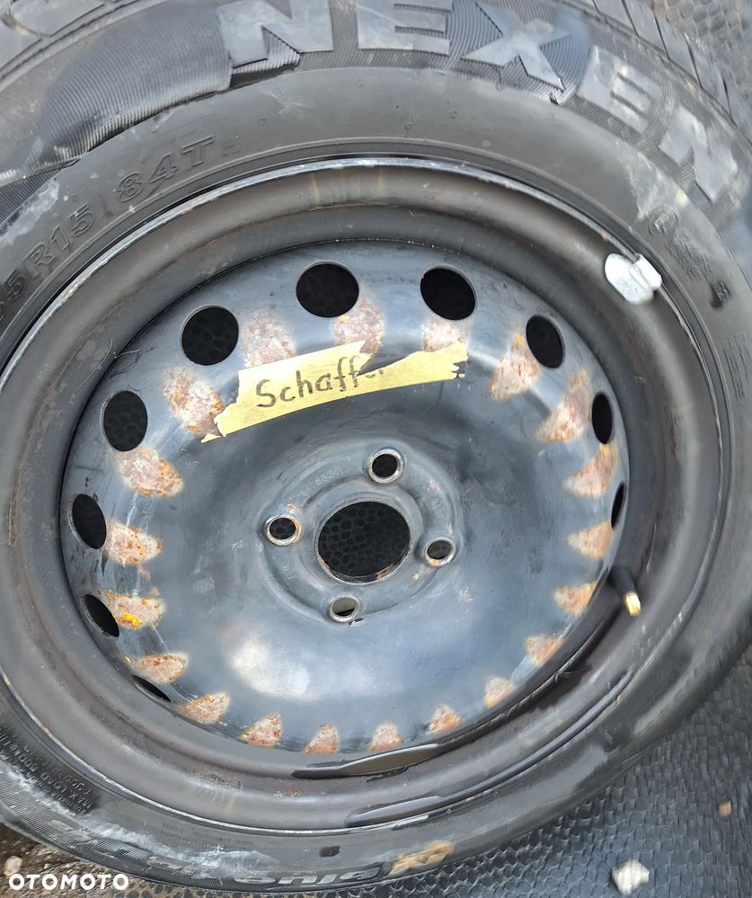 FELGI STALOWE 15 CALI ,OPONY 175/65R15- FIAT GRANDE PUNTO-4x98 /ET 43 - 5