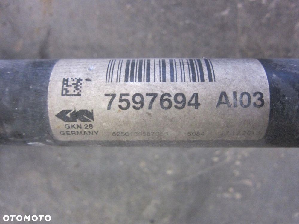 BMW F30 XDRIVE 4X4 PÓŁOŚ PRAWA PRAWY PRZÓD 7597694 - 5
