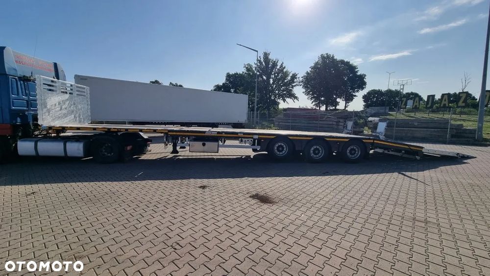 MAX Trailer platforma z hydraulicznie opuszczaną i wysuwaną rampą najazdową - 6
