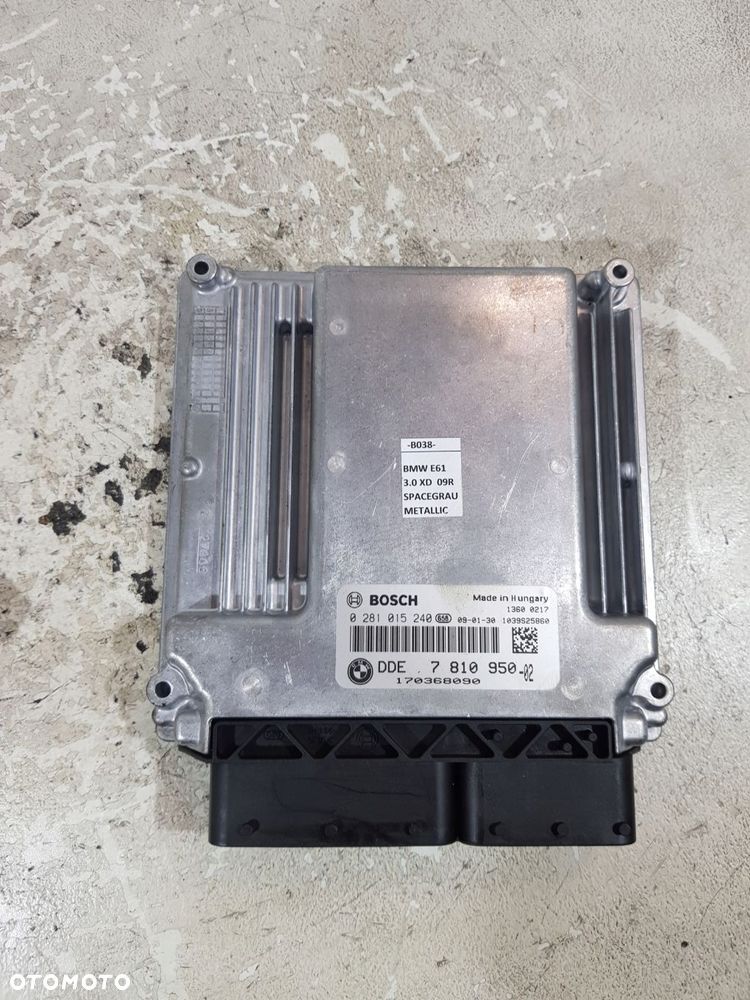 zestaw startowy komputer silnika 7810950 bmw e60 e61 lci eur 3.0d m57 - 7