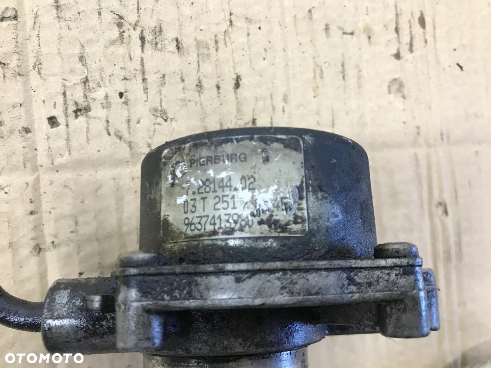 Pompa vacum Citroen C3 C2 Peugeot 206 307 Nemo Bipper Fiesta Fusion Mazda 1.4 Hdi Tdci wakum próżniowa podciśnienia 9637413980 - 5