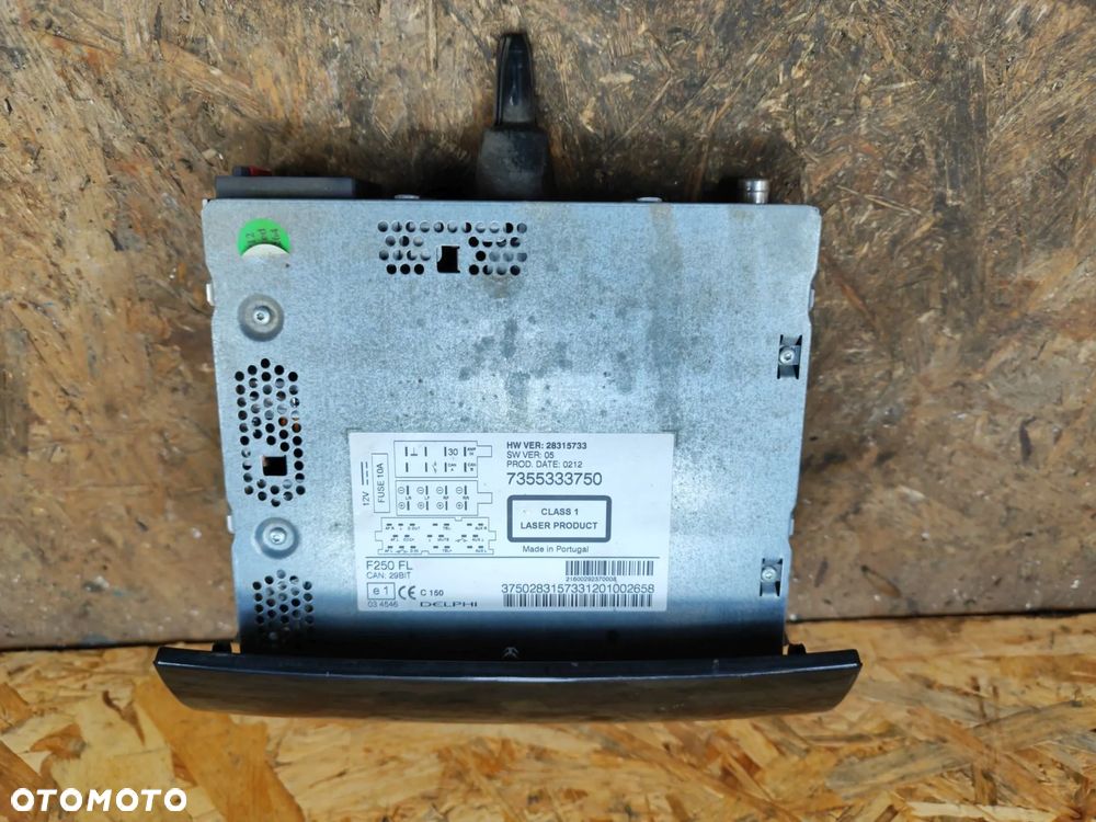 Radio radioodtwarzacz CD fabryczne do Fiat Ducato III Peugeot Boxer II Citroen Jumper II lifting 11- - 2