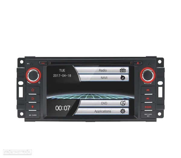 AUTO RADIO PARA JEEP WRANGLER 07-12 GRAND CHEROKEE 08-11 USB GPS TACTIL 6.2" HD