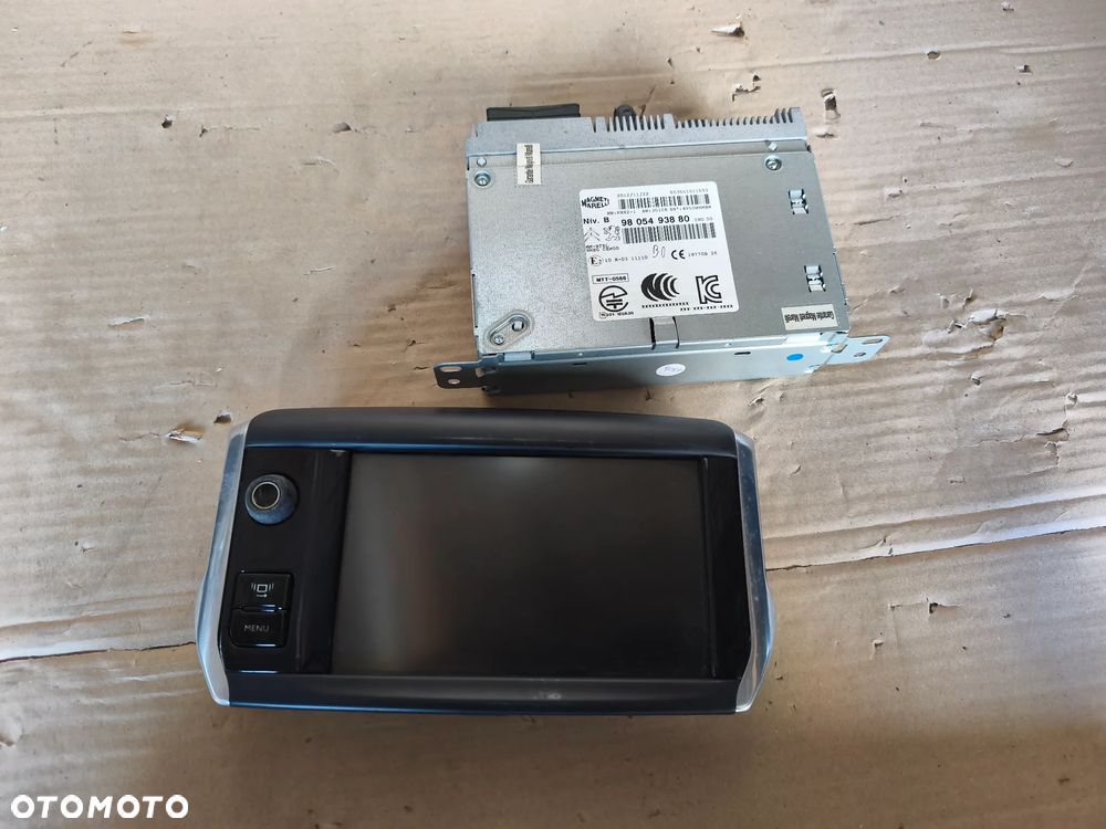 RADIO NAWIGACJA GPS WYŚWIETLACZ 9805493880 PEUGEOT 208 I 2008 - 1
