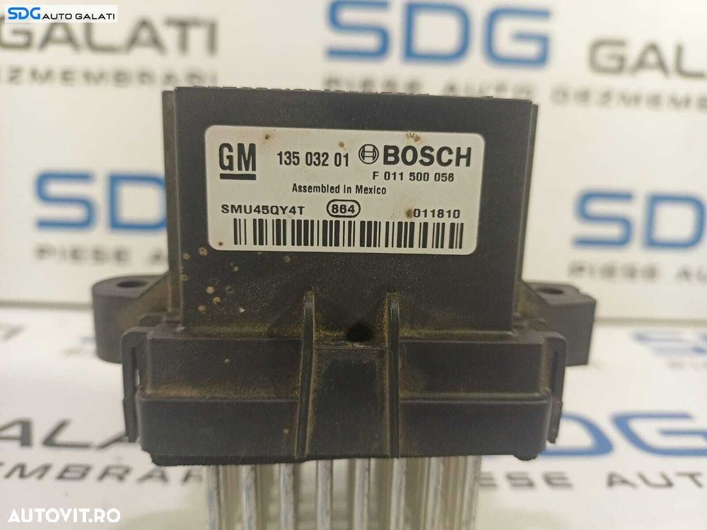 Releu Rezistenta Trepte Ventilator Aeroterma Bord Opel Insignia A 2008 - 2017 Cod 13503201 [L1437] - 2