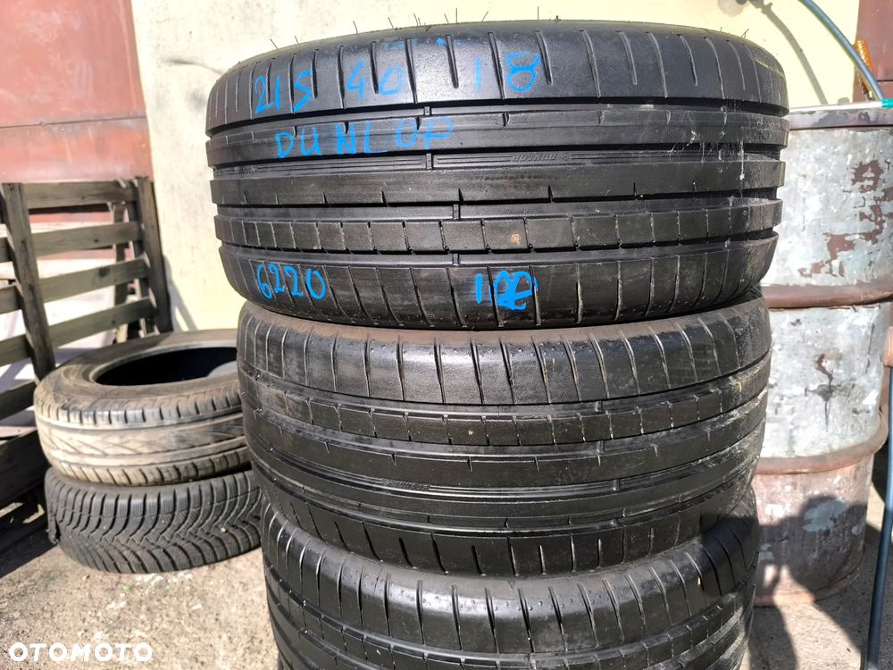 215/40R18 89W Opony Letnie Lato DUNLOP SPORT MAXX RT2 6,5mm Legnica ALU-RAD jak 225/40 20r. - 2
