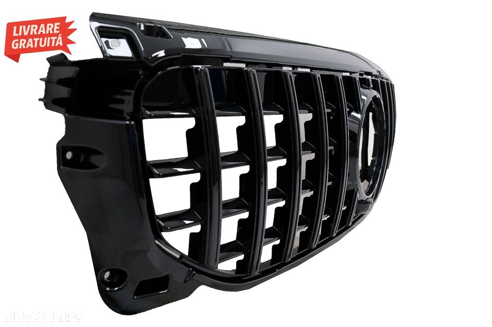 Grila Centrala Mercedes GLB-Class X247 (2019-2023) GT-R Panamericana Design Negru - livrare gratuita - 5