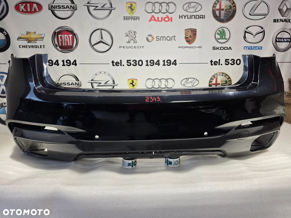 BMW F16 M-PAKIET 14- ZDERZAK TYLNY TYLNI TYŁ NA 4xPDC + DYFUZOR NR 51128056534 + 51128057073 NR AUKCJI NZ2343 - 1