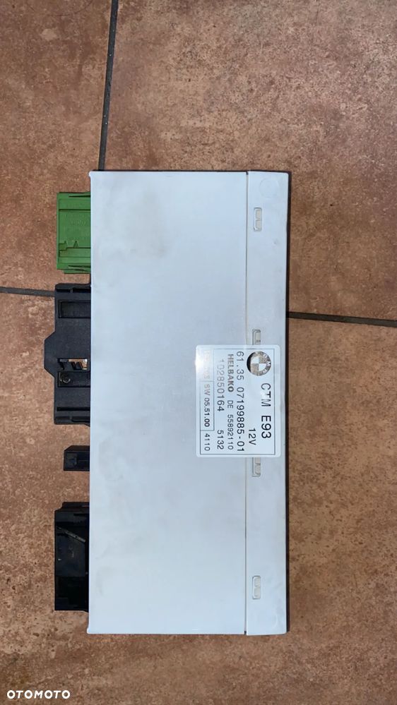 BMW E93 MODUŁ STEROWNIK DACHU CABRIO 07199885 - 1