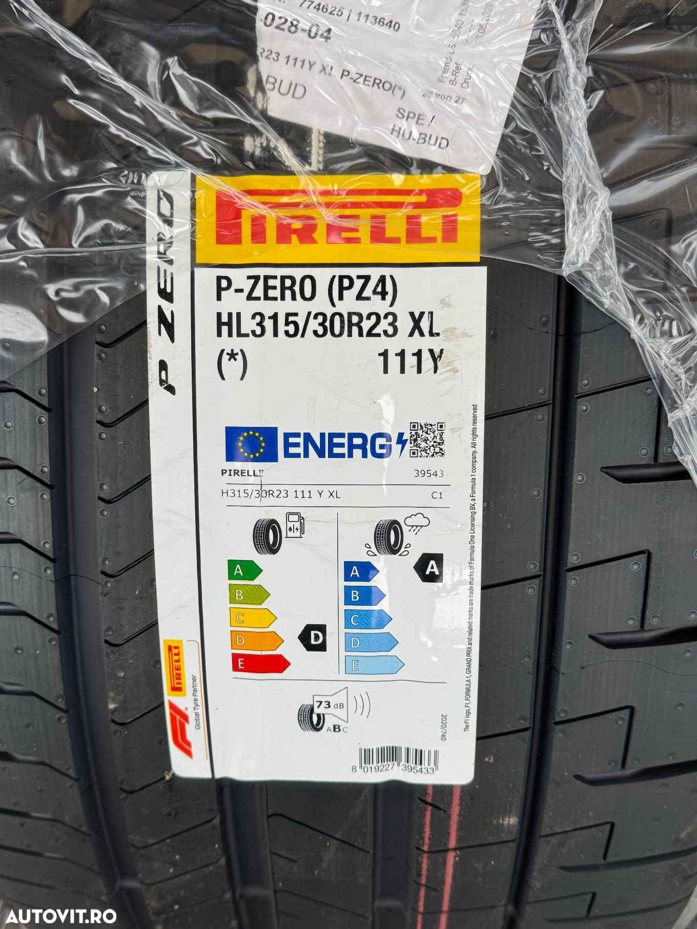 Vând set anvelope 275/35/23-315/30/23 Pirelli de vară noi - 3