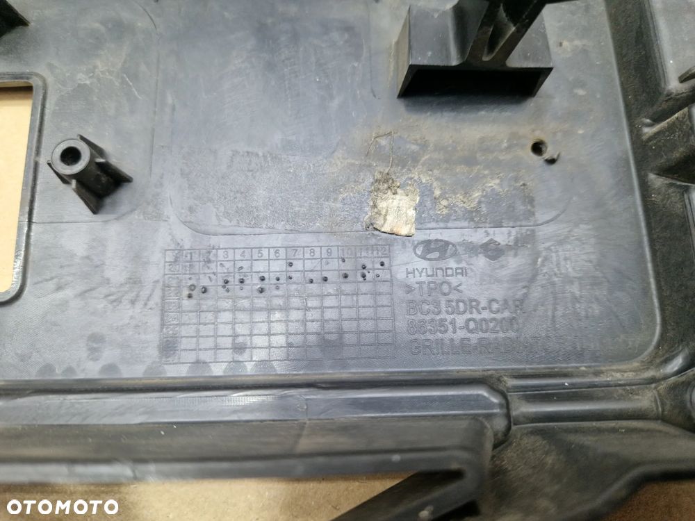 HYUNDAI I20 i20 20- GRILL ATRAPA ZDERZAKA PRZÓD 86351-Q0200 ORYGINAŁ - 9