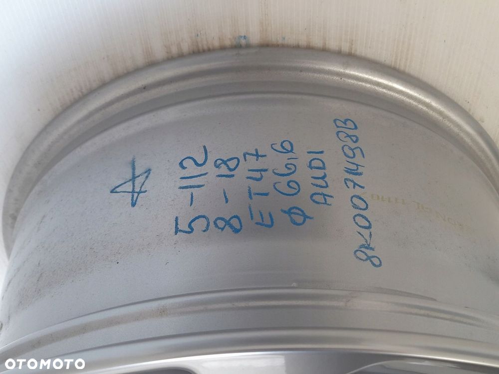 Felgi aluminiowe Audi A4 8K0071498B 18 5x112 ET47 - 6