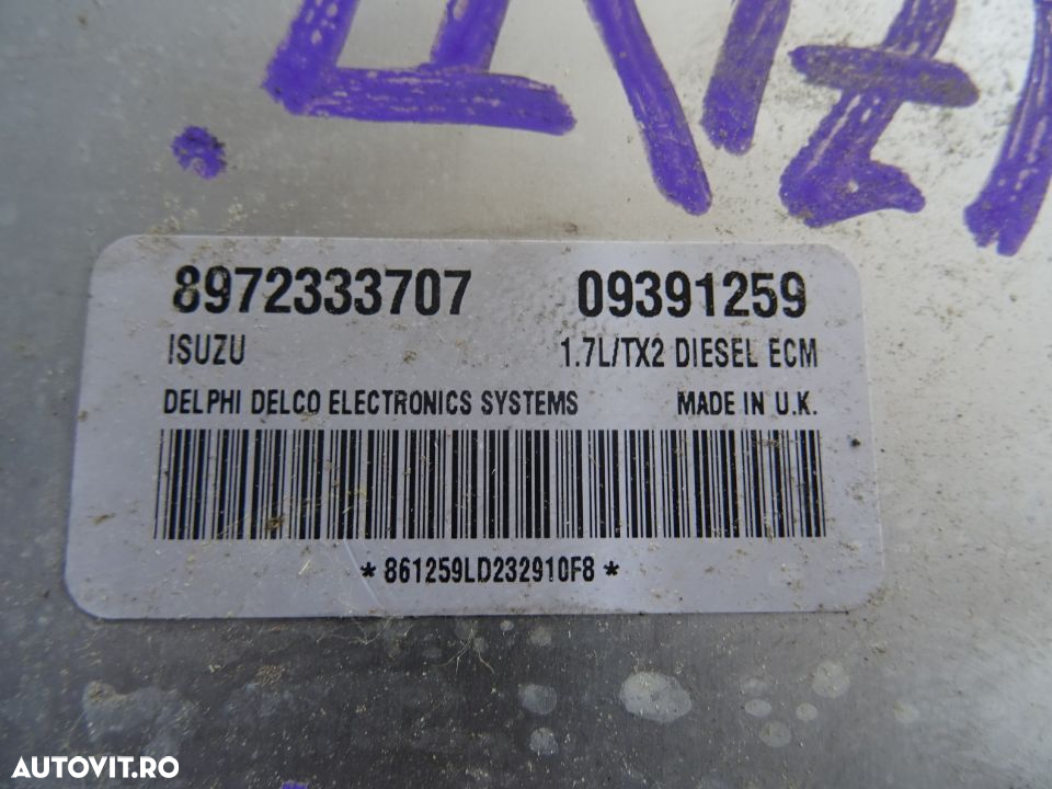 Calculator motor Opel Corsa C 1.7 DTI din 2005 - 2