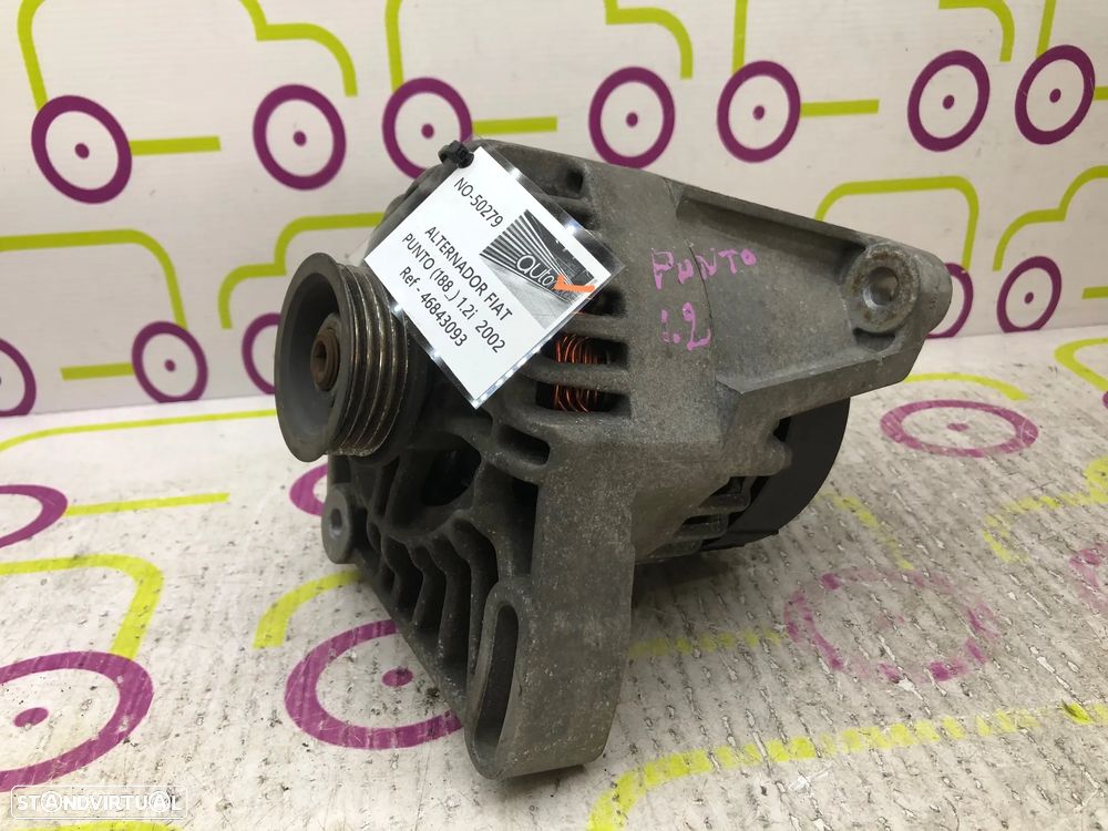 Alternador FIAT PUNTO 1.2i (188_) Ref. 46843093 - NO. 50279 - 2