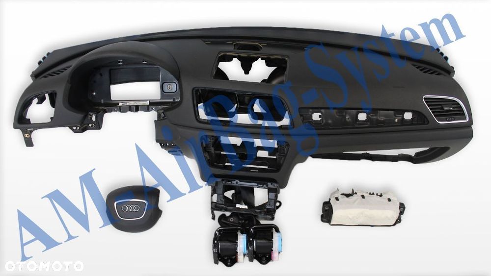 Audi Q3 8U Deska Poduszki Pasy AirBag Konsola Kokpit Regeneracja Naprawa - 1