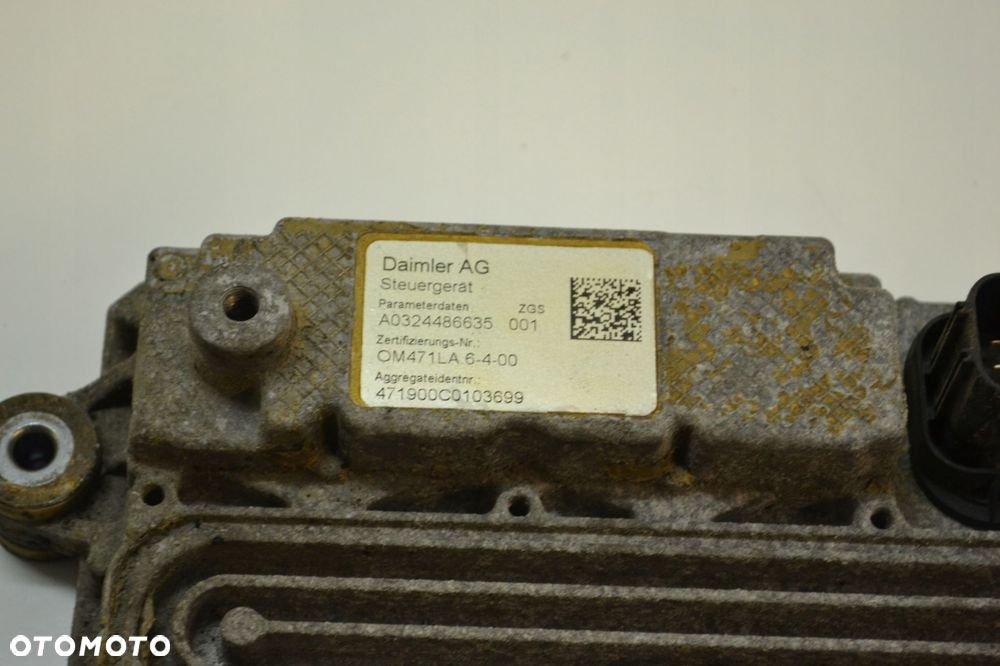 STEROWNIK SILNIKA MERCEDES ACTROS MP4 ZESTAW DO ODPALENIA MCM2 A0324486635 - 6