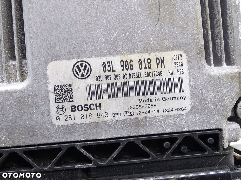 KOMPUTER STEROWNIK SILNIKA VW BEETLE 5C 2.0 TDI CFF CFFB 03L906018PN - 3