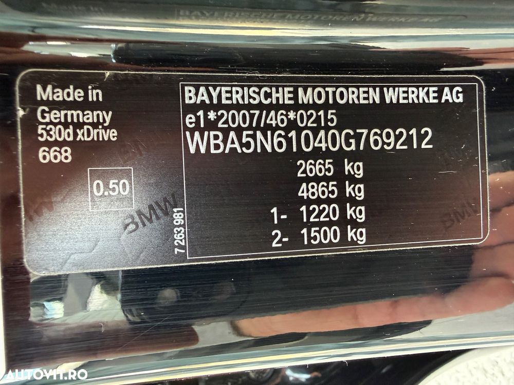 BMW Seria 5 530d xDrive Aut. - 22
