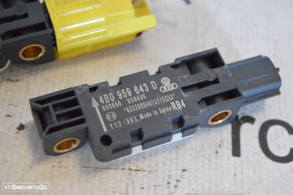 SENSOR SENSORES IMPACTO EMBATE COLISÃO ORIGINAL 4B0959643 4B0959643D AUDI A3 8P 8PA SPORTBACK 2.0 TDI 170CV BMN - 5