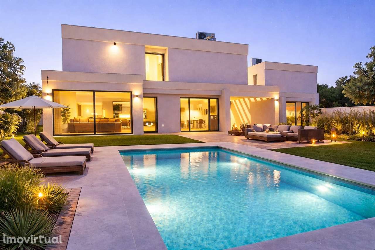 Moradia isolada T4 com 3 Suítes, piscina, Jardim, Piso radiante, AC - Grande imagem: 2/24