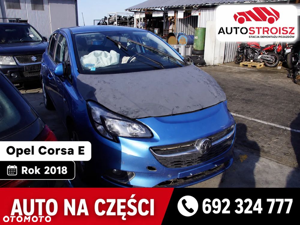 Auto na części - Opel Corsa E 1.4 Twinport 90 KM B14XEL F17 Z22V 2018R Silnik Skrzynia Drzwi Błotnik Zderzak Klapa Lampa Lusterko Klamka Szyba Deska Kokpit Sterownik Moduł Czujnik Licznik Panel Kierownica - 1